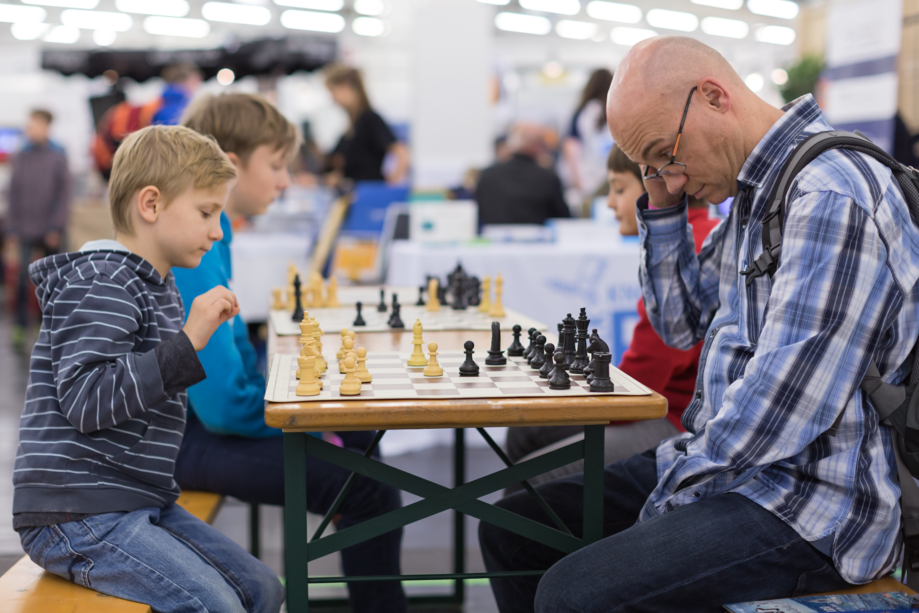 Schachspieler auf der spielwiesn 2016
