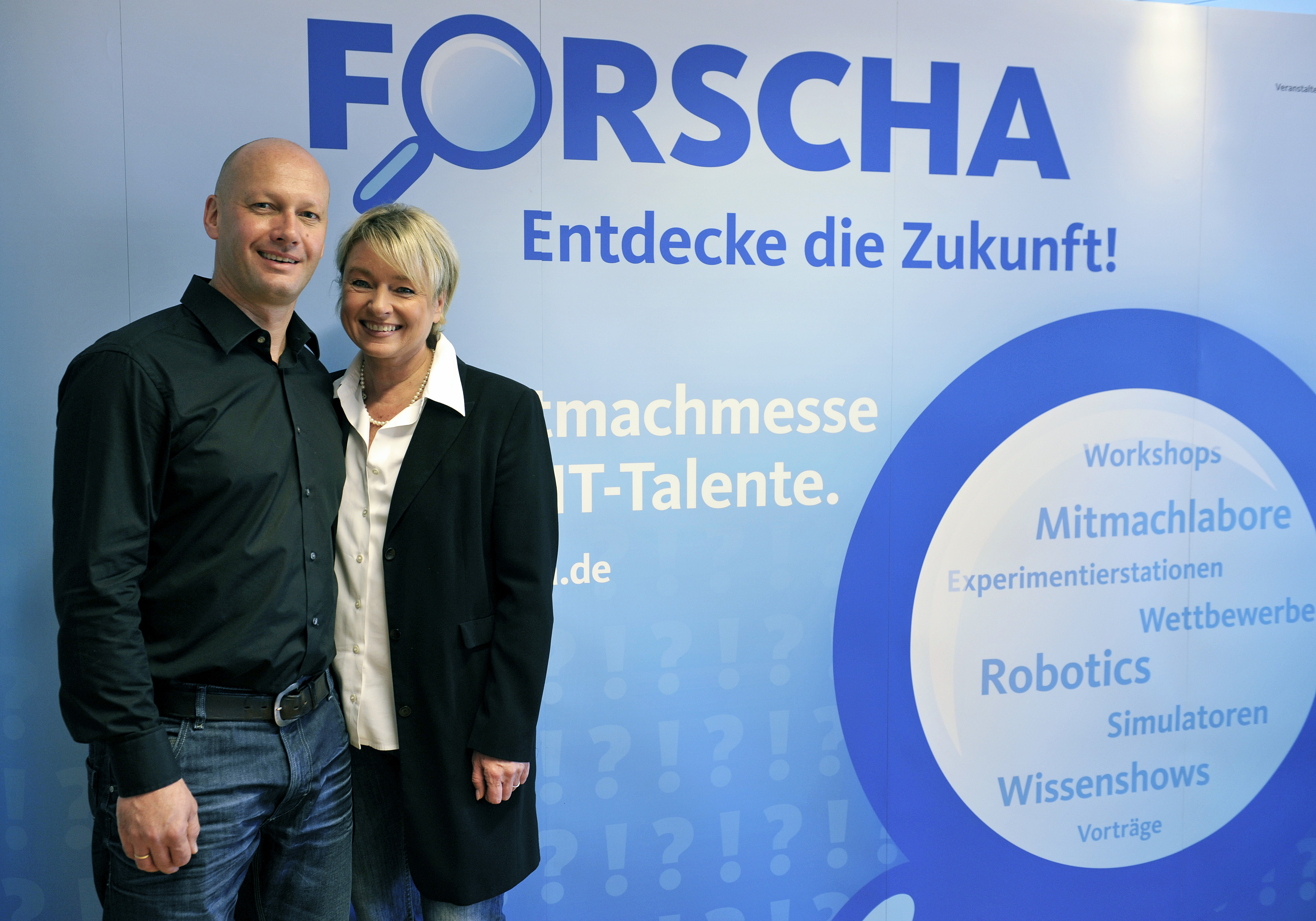 Die Veranstalter der FORSCHA: v.l. Thomas Gärtner, Petra Griebel